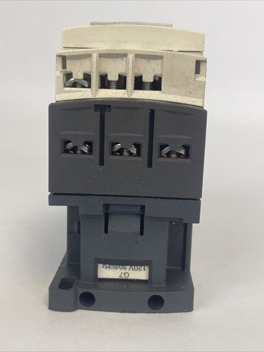 TELEMECANIQUE STARTER LC1 D09 CONTACTOR 25A 600VAC 7.5HP LRD 08 RELAY 2.5-4A7