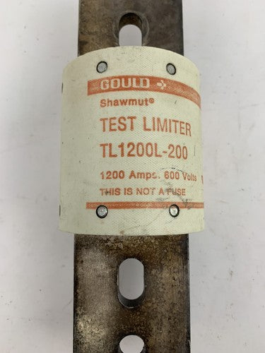 Gould Shawmut TL1200L-200 1200A 600V Test Limiter (NOT A FUSE)1