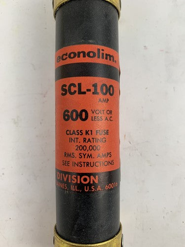 Economy Fuse SCL100 100A 600V Fuse3