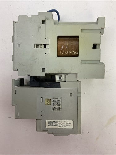 ALLEN BRADLEY STARTER (100-C09Z*10 COIL 24VDC + 193-EEBB 0.2-1.0A)6