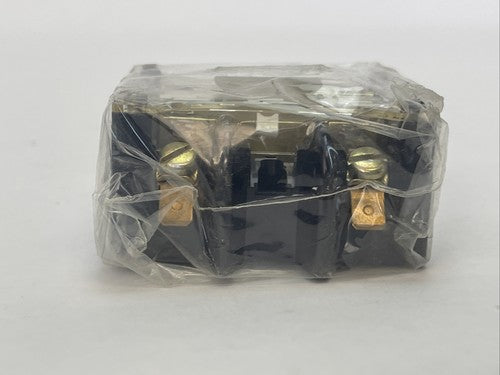 FURNAS 46ZBE20 CONTACT BLOCK 600VAC 10AMP PILOT DUTY 2N.O.6