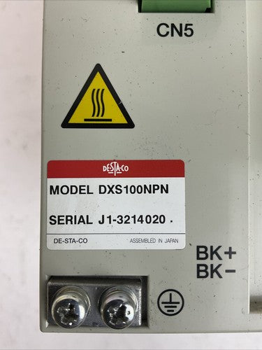 DESTACO DXS100NPN DX SERIES DRIVER OUTPUT 3PH 0-230VAC 1.9A INPUT 1PH 100-115VAC1