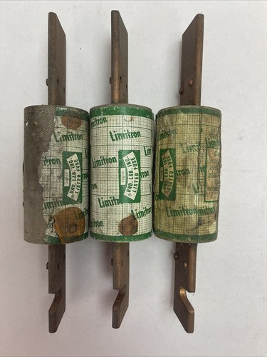 BUSSMANN KTN-R200 LIMITRON FAST-ACTING CLASS RK1 FUSE 200AMP 250VAC (LOT OF 3)2