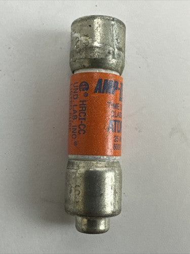 GOULD ATDR25 AMP-TRAP 2000 TIME-DELAY FUSE 25AMP 600VAC 300VDC (LOT OF 6)5
