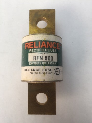 RELIANCE RFN 800 FUSE 800 AMPS 250VAC3