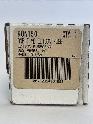 EDISON KON150 ONE-TIME FUSE 150AMP0