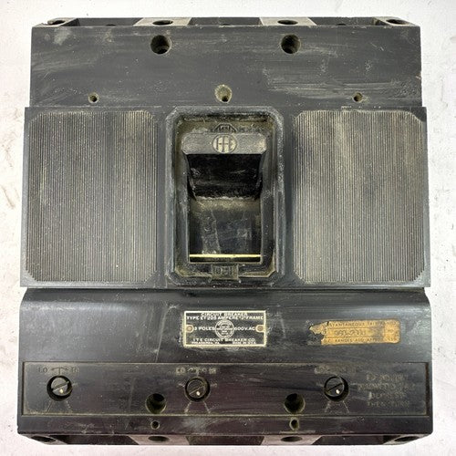 ITE ET5917 CIRCUIT BREAKER 225A 600VAC 3POLE TYPE ET 225 AMP "J" FRAME0