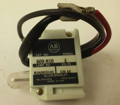 ALLEN BRADLEY 609-N10 SERIES E, PILOT LIGHT KIT, 120V, B2A(NE51H) LAMP1