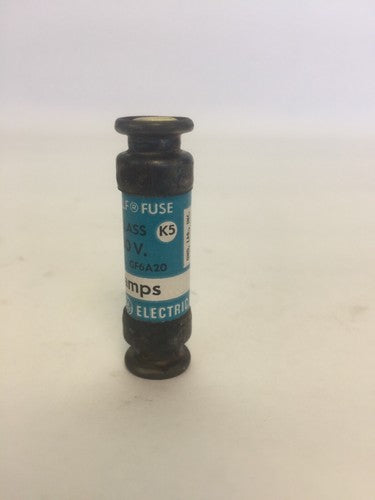 GE GF6A20 CLASS K5 CLF FUSE 20AMP 250VAC (LOT OF 6)1