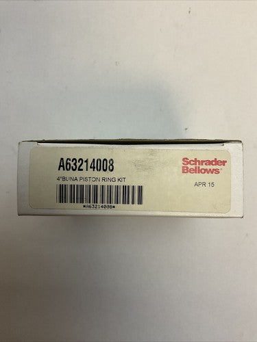 SCHRADER BELLOWS A63214008 4" BUNA PISTON KING KIT0