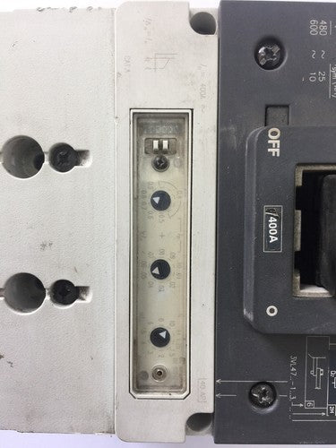 SIEMENS VL400N 3VL4740-1AA34-0AA0 CIRCUIT BREAKER 400A 250VDC 600VAC  3