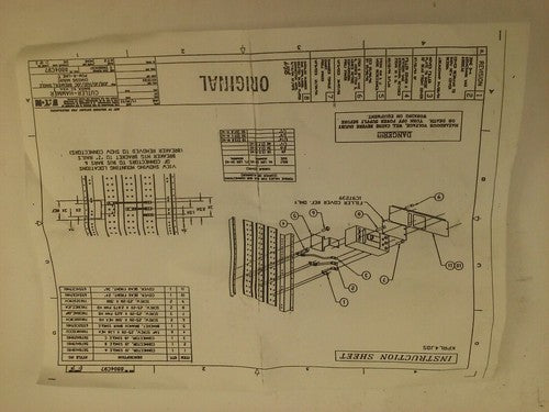 CUTLER HAMMER KPRL4JDS BREAKER MOUNTING HARDWARE 250A4