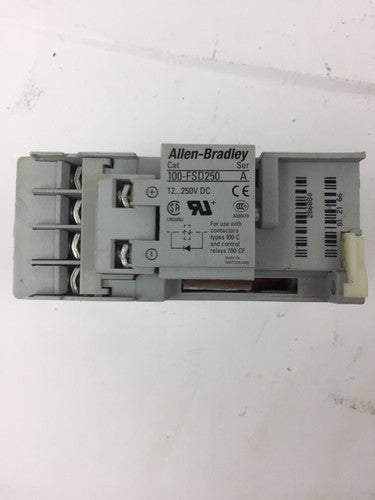 ALLEN BRADLEY 100-C09Z*400 CONTACTOR WITH 100-FSD250 SURGE SUPPRESSOR 4