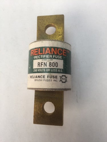 RELIANCE RFN 800 FUSE 800 AMPS 250VAC0