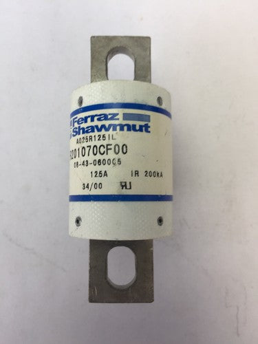 FERRAZ SHAWMUT A025R125IL FUSE 250V 125AMP0