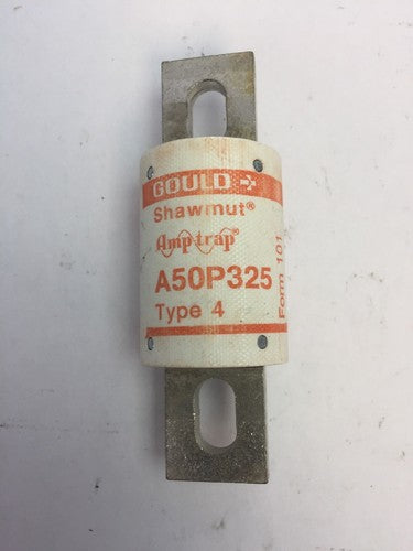 GOULD SHAWMUT AMPTRAP A50P325 FUSE 325 AMP 500VAC TYPE 40