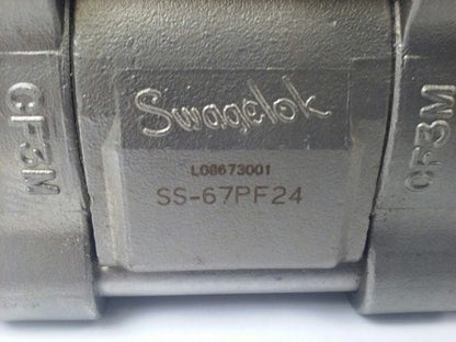 SWAGELOCK SS-67PF24 BALL VALVE 1500 PSI@100F, 103 BAR@38C, 450F@ 500PSI, 1.25in1