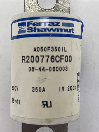 FERRAZ SHAWMUT A050F350IL PROTISTOR FUSE 500VAC 350AMP1