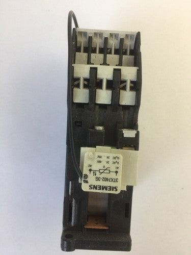 SIEMENS 3TF4222-0B CONTACTOR 15HP 600VAC 30A 2S+2O/2NO+2NC COIL 24VDC3