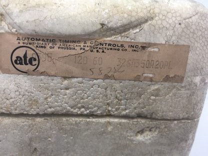 ATC 326A350A20PL COUNTER 120V 60HZ AUTOMATIC TIMING & CONTROLS1