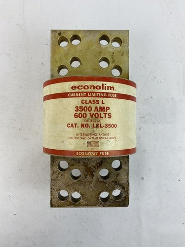Economy Fuse LCL-3500 3500A 600V Fuse0