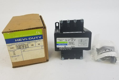 GENERAL SIGNAL T100TBFB1X Industrial Control Transformer 0.100KVA 60Hz T100TB0