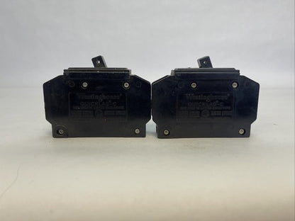 CUTLER HAMMER / WESTINGHOUSE QCL1050 CIRCUIT BREAKER 50A 1P 120/240VAC(LOT OF 2)4
