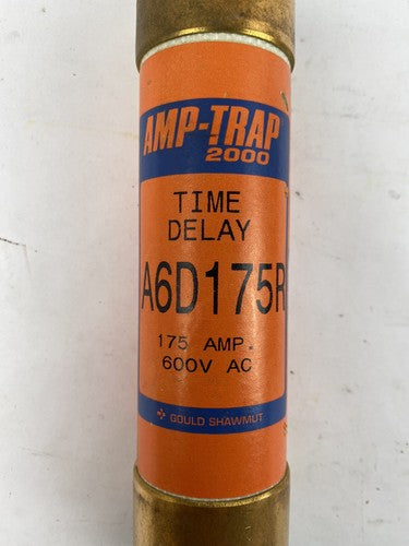 Gould Shawmut Amp-trap 2000 A6D175R 175A 600V Fuse "Lot of 3"2