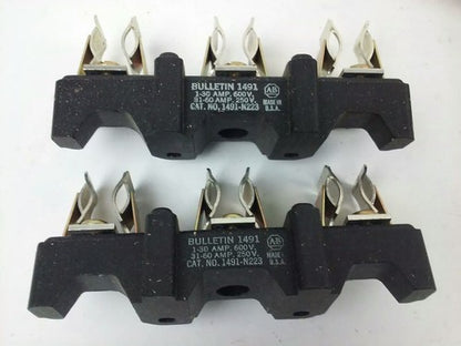 ALLEN BRADLEY 1491-N223 SER. A, FUSE BLOCK, 60A-250V, 30A- 600V, 3P, NEW OTHER2