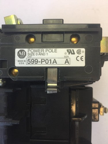 ALLEN BRADLEY 500L-BOJ94 AC LIGHTING CONTACTOR 30AMP 599-P01A CB236 COIL 115-1206