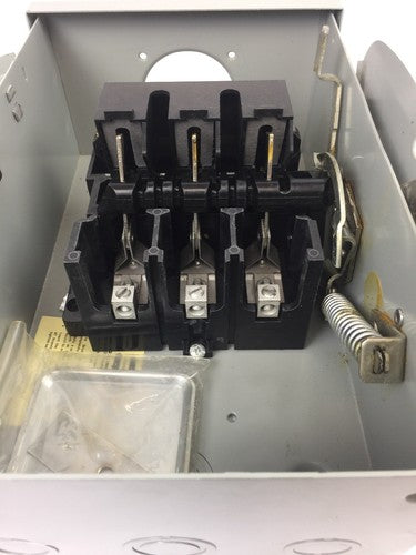 CROUSE-HINDS HU361AW HEAVY DUTY SAFETY SWITCH 30A 600VAC 3 POLES 11