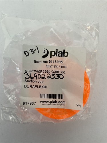 PIAB 0118995 S.BFF60P5560.G38F.00 SUCTION CUP DURAFLEX0