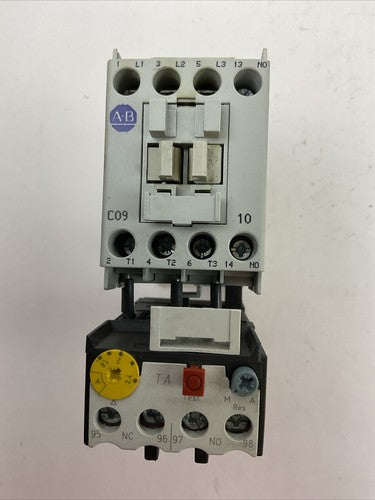 ALLEN BRADLEY STARTER (100-C09Z*10 SER A COIL 24VDC + 193-TAB24 1.6-2.4A)0