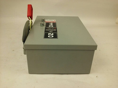 GE THN2261JDC H.D. SAFETY SWITCH 30A,600/250VDC, MODEL 10, TYPE 1,5,12 ENCLOSURE8