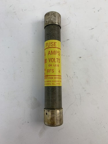 Economy Fuse RFS4 4A 600V Fuse "Lot of 10"2