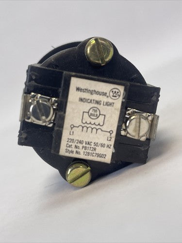 WESTINGHOUSE PB1HB0T2 PILOT LIGHT 220/240VAC 50/60HZ5