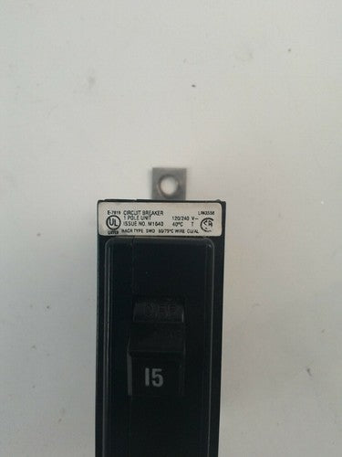 CUTLER HAMMER QBHW1015 CIRCUIT BREAKER ONE POLE 8