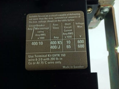 ASEA EH160 CONTACTOR 3PH 3P BREAKING 600V 150HP 190A SIZE 4 1/2 COIL 127V 60HZ9