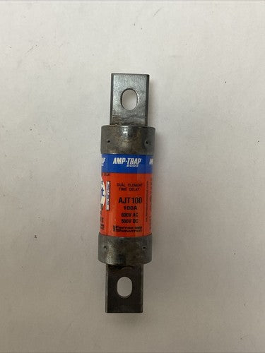 FERRAZ SHAWMUT AJT100 SMART SPOT AMP-TRAP 2000 100A 600VAC 500VDC DUAL ELEMENT2