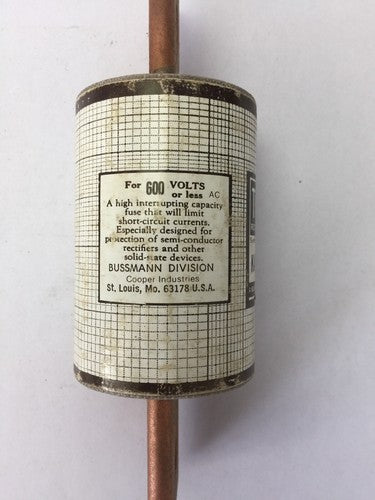 TRON KAC 225 RECTIFIER FUSE 225 AMP 600 VAC4