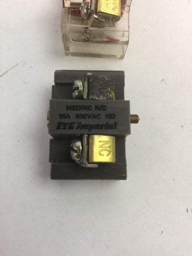ITE H32XNC CONTACT BLOCK 10A 600VAC (LOT OF 3)1