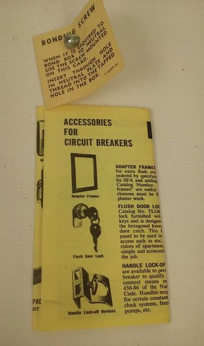 FPE 1622 1622R TYPE A FUSIBLE SAFETY SWITCH 3P, 60A, 240V, 3 WIRE, 2 BLADES 9