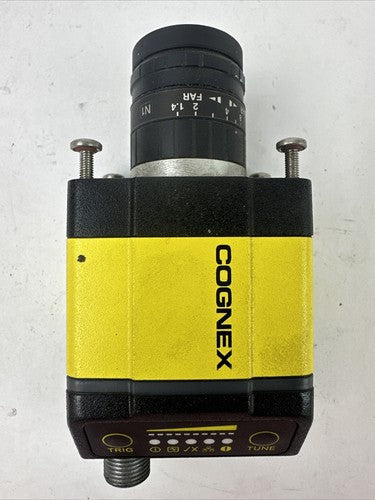 COGNEX 820-10014-1R A BARCODE SCANNER HF9HA-1B CAMERA LENS 821-0127-1R REV C0