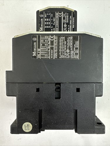 MOELLER DIL 2M CONTACTOR 600VAC 90A COIL 240V 60HZ 22 DIL AUXILIARY CONTACT0