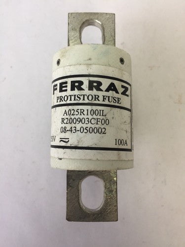 FERRAZ A025R100IL PROTISTOR FUSE 100AMP 250VAC0