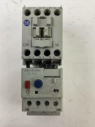 ALLEN BRADLEY STARTER (100-C09*10 SER A COIL 120V + 193-EECB SER C 1.0-5.0A)0