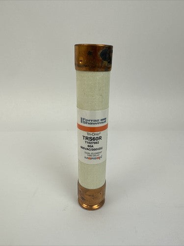 FERRAZ SHAWMUT TRS60R TRI-ONIC TIME DELAY DUAL ELEMENT FUSE 60AMP 600VAC 300VDC0