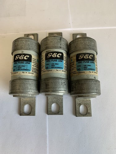 GEC TCP80 Type gG 40kA 460V Fuse "Lot of 3"0