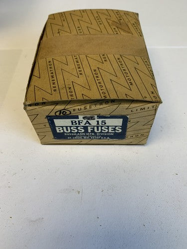 Bussmann BFA15 15A (Voltage Not Specified) Fuse "Lot of 10"0