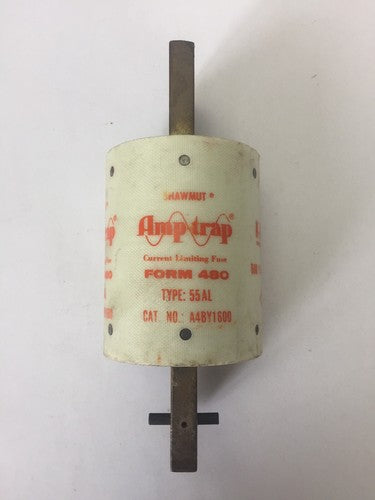 SHAWMUT A4BY1600 AMP-TRAP CURRENT LIMITING FUSE FORM 480 TYPE 55AL 600VAC K-DON 0